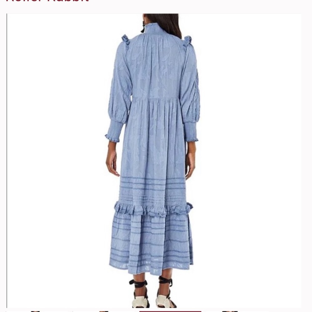 Roberta Roller Rabbit Blue Maxi Dress - Picture 5 of 12